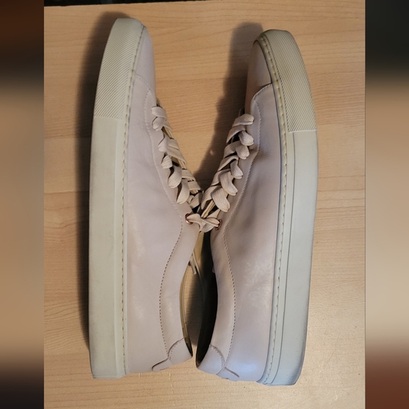 Good Man Brand Legend London Classic Cream Leather Sneakers - Picture 6 of 8